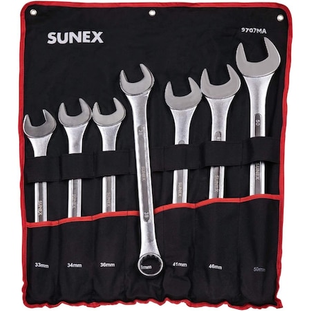 Gourmetgalley Raised Panel Jumbo Combo Wrench - 7 Piece GO3606948